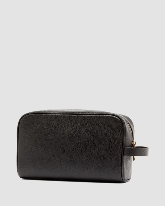 Royce Leather Wash Bag sold by Oxford Shop