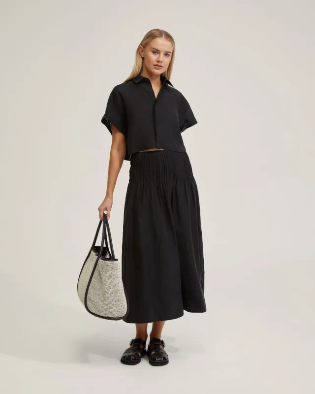 Lottie Crop Shirt sold by Oxford Shop
