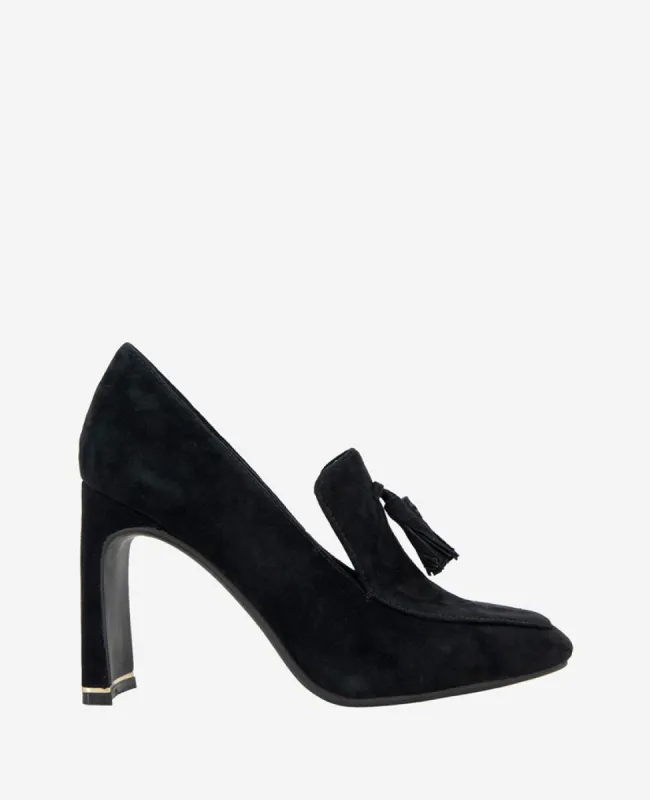 Nova Suede Heel Loafer sold by Kenneth Cole