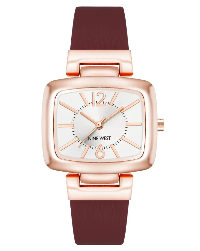 Petite Heritage Rectangular Case Watch sold by Nine West