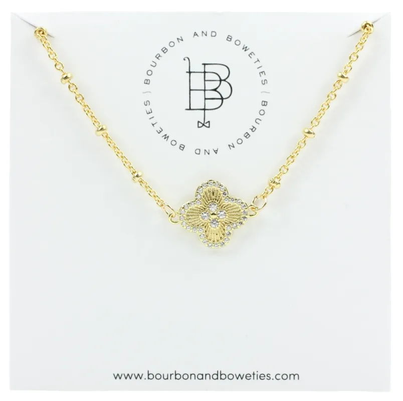 The Jane Necklace sold by Bourbon and Bowties
