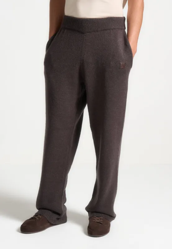 Signature Knit Joggers - Brown sold by Maniere De Voir