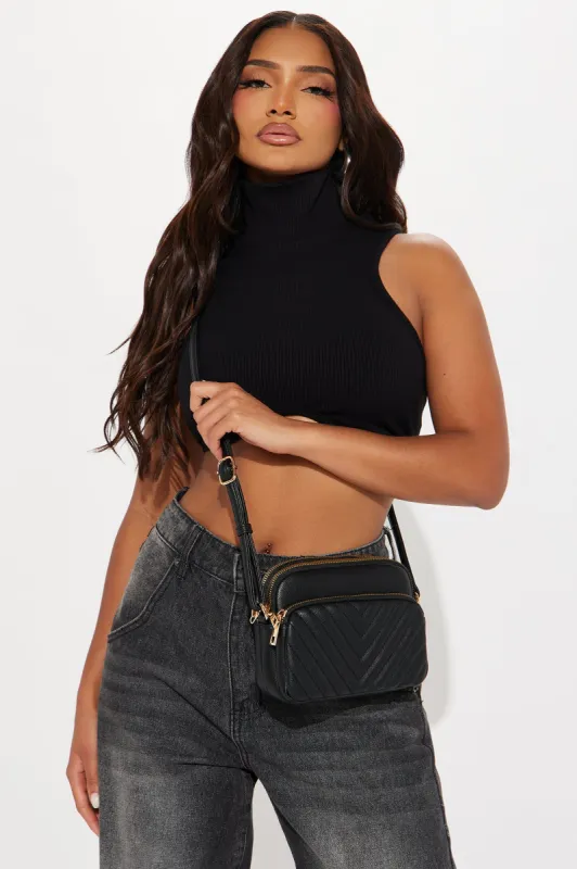 Betsy Crossbody Bag - Black sold by Fashion Nova