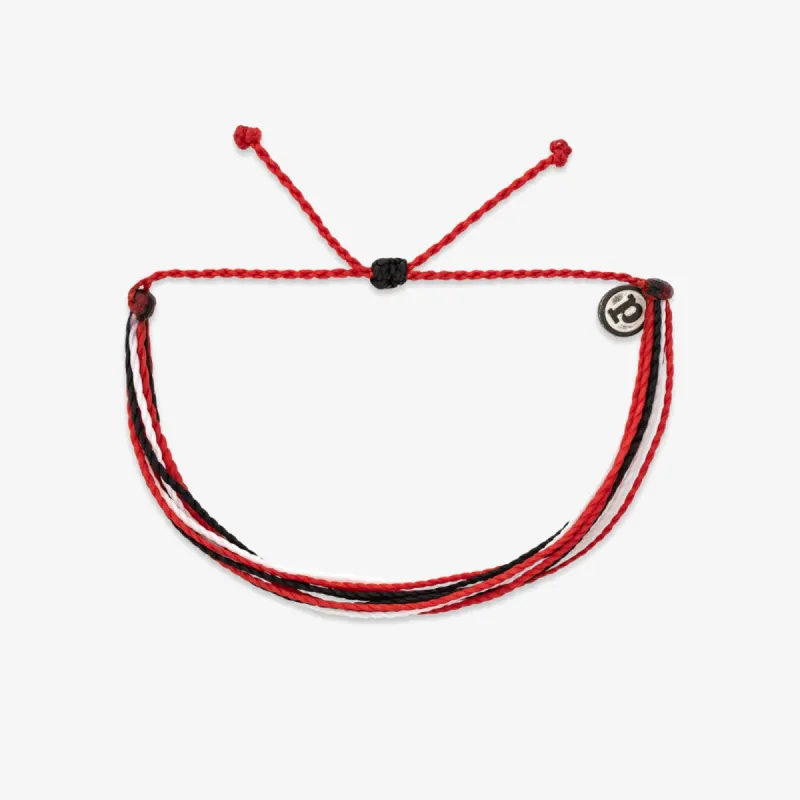 Red, Black & White Bracelet sold by Pura Vida