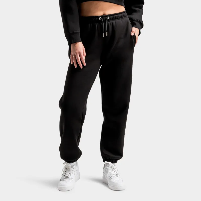 Hoodrich Women's OG Figure Logo Joggers Black / White - Stormy Weather sold by JD Sports