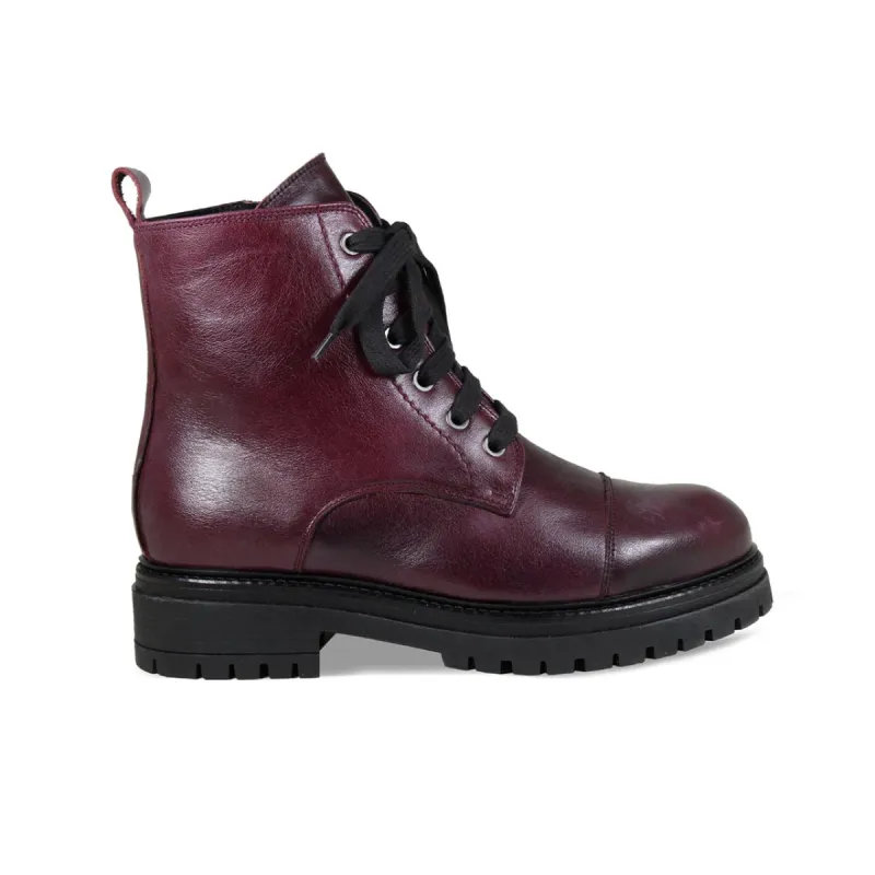 Tread: Plum Leather sold by Sole Bliss