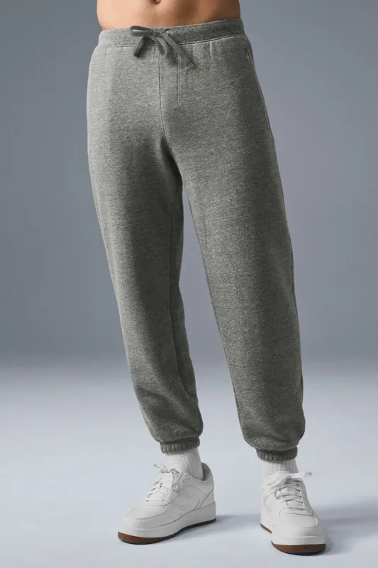 Triumph Restore Sweatpant - Grey Triblend sold by Alo Yoga