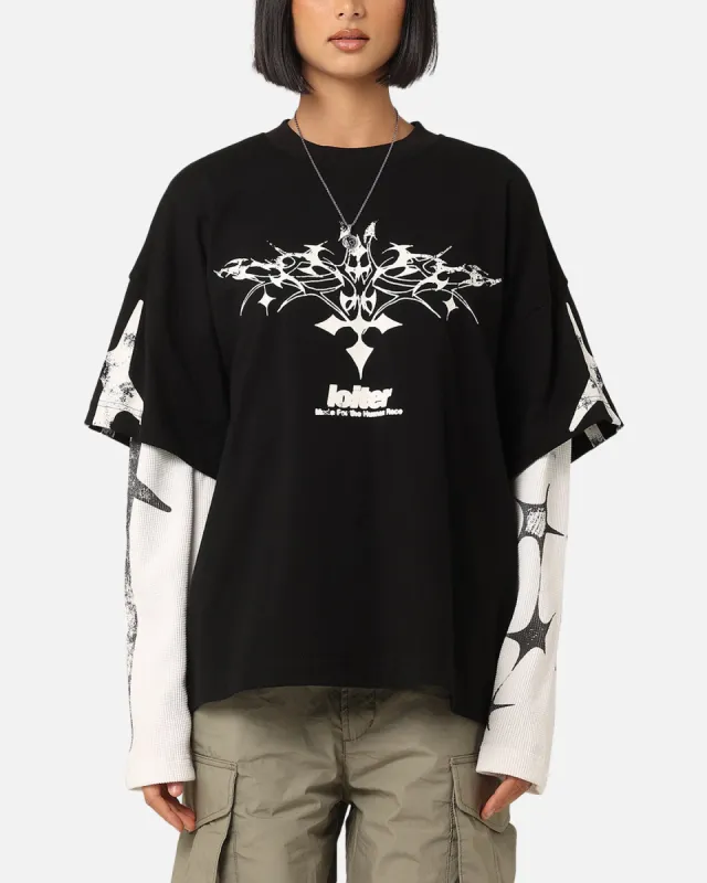 Loiter Seek N Destroy Long Sleeve T-Shirt Vintage Black sold by Culture Kings