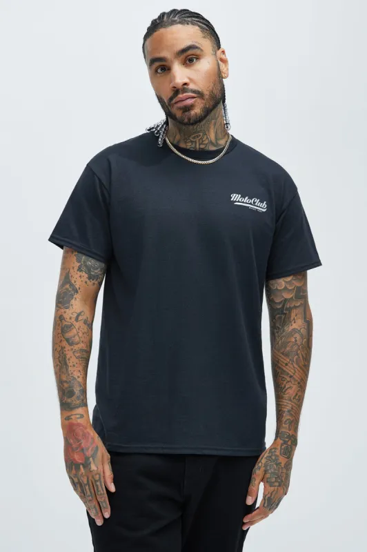 Bear MotoClub Short Sleeve Tee - Black sold by Fashion Nova