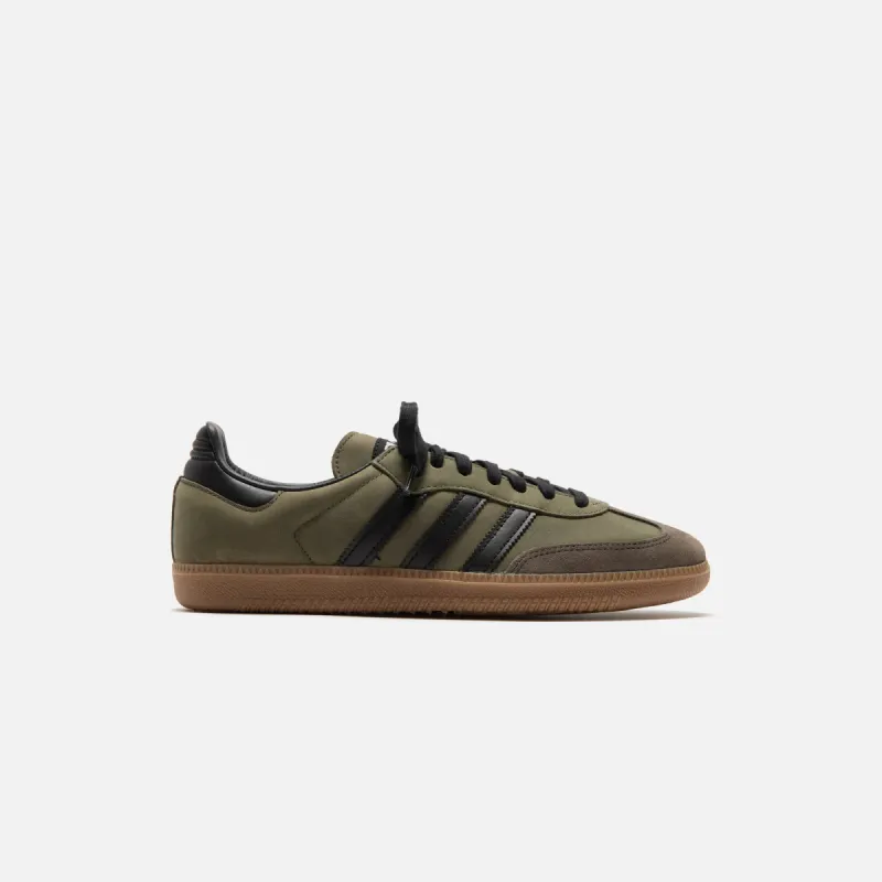 adidas Samba OG - Base Green / Core Black / Brown Desert sold by Kith