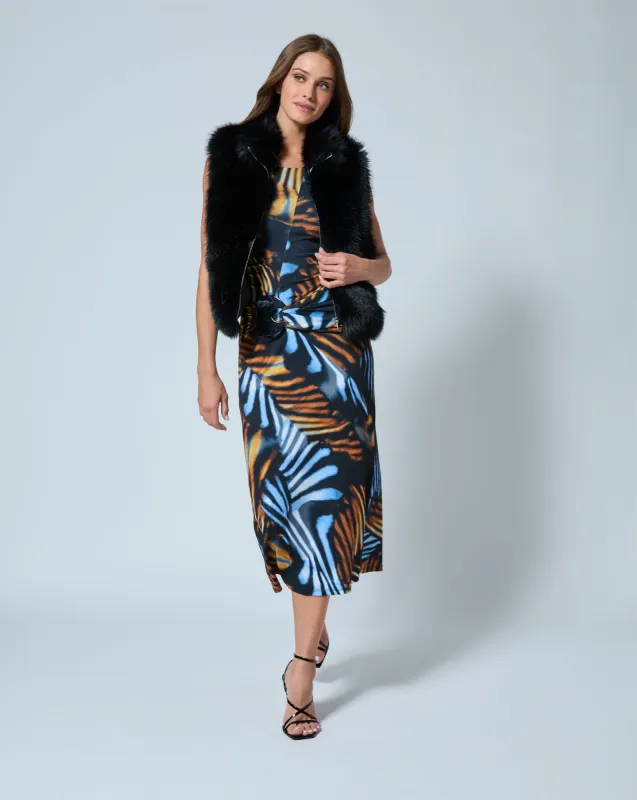 Icon Fox Faux Fur Vest sold by Adrienne Landau