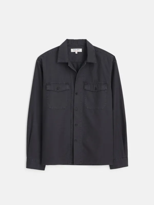 Field Shirt In Crosshatch Cotton sold by Alex Mill