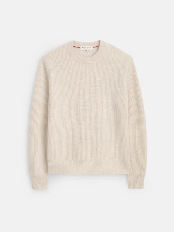 Jordan Sweater in Washed Cashmere sold by Alex Mill