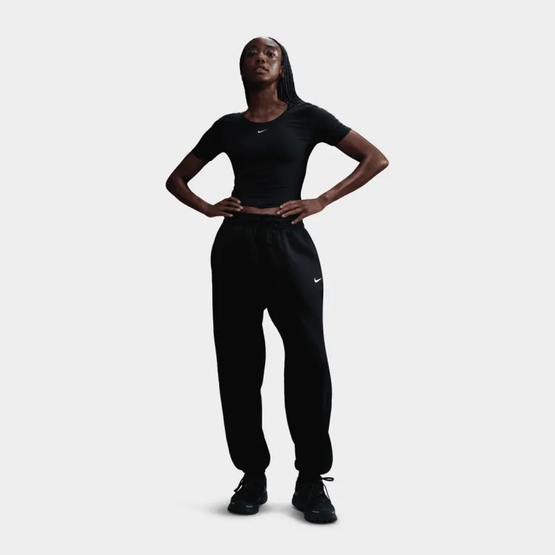 Nike Sportswear Women's Phoenix Fleece Pants Black / Sail sold by JD Sports