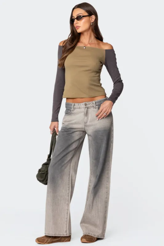 Joe Loose Fit Low Rise Washed Jeans sold by Edikted