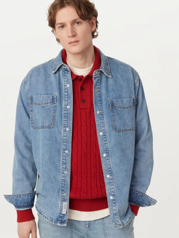 The Denim Shirt in Light Blue sold by Frank & Oak