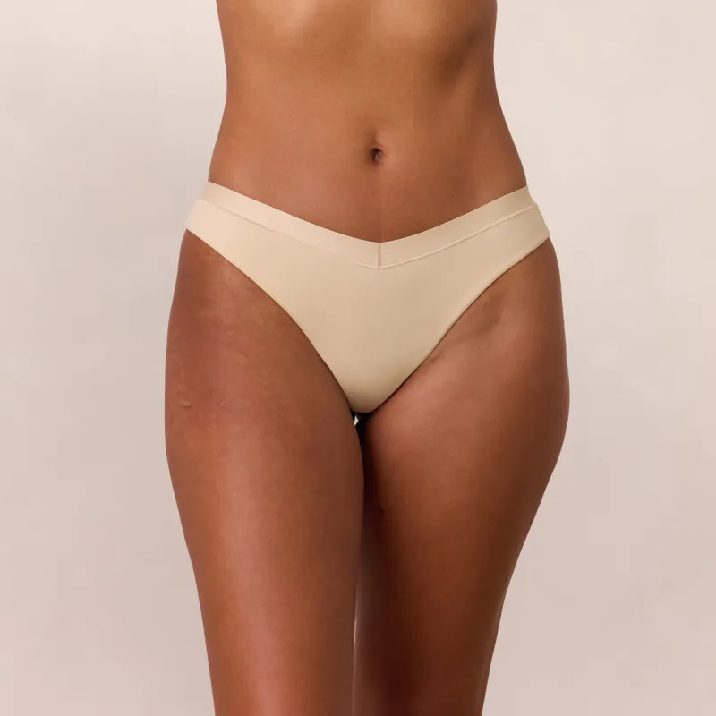 Everyday Comfort Brazilian Briefs - Vanilla sold by Lounge Underwear