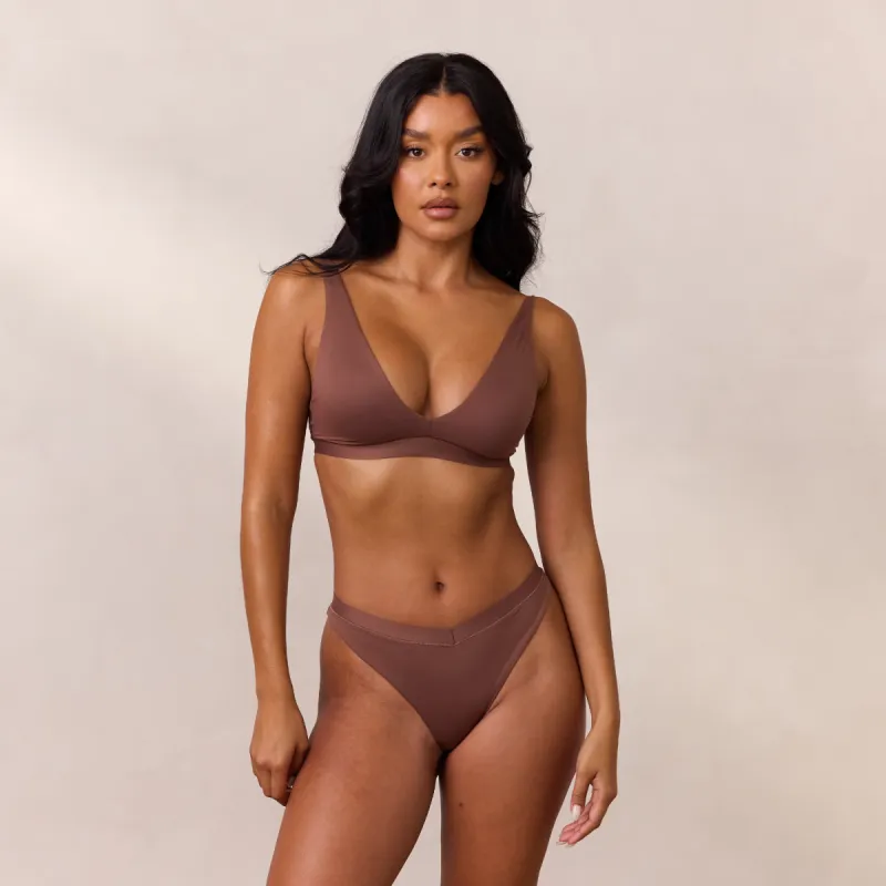 Everyday Comfort Triangle Bra - Nutmeg sold by Lounge Underwear