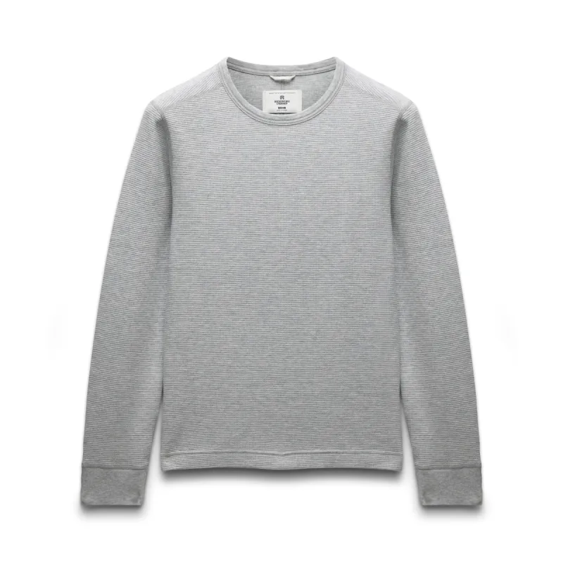 Lightweight Waffle Standard Long Sleeve sold by Reigning Champ