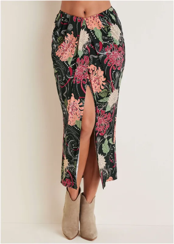Stretch Knit Wrap Skirt  - Whimsical Mums sold by VENUS
