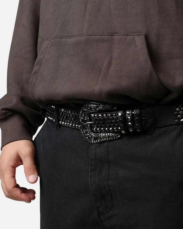 MNML Chevron Caviar Belt Silver sold by Culture Kings