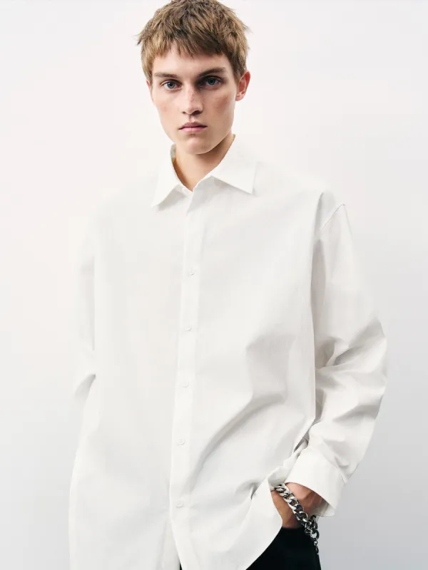 Button Up Loose Shirt sold by Urban Revivo