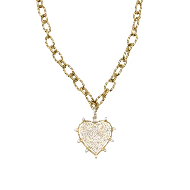 Glimmer Heart Necklace sold by Buddy Love