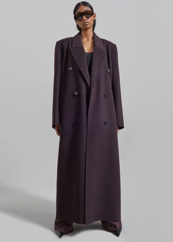 クラネ　CLANE　UP NECK OVER DOUBLE COAT Jones new york long coat