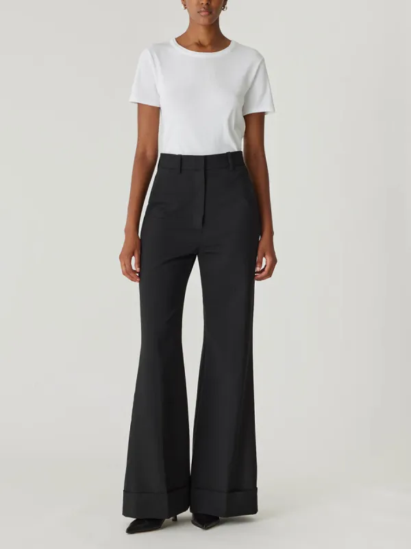 Refined Suiting Wide Leg Trouser sold by Rebecca Taylor