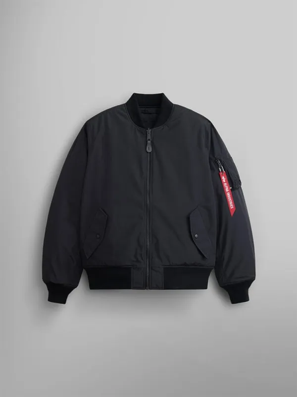 REVERSIBLE ONION QUILTED MA-1 BOMBER JACKET sold by Alpha Industries