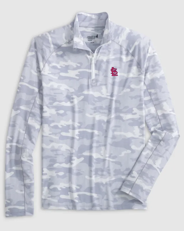 St. Louis Cardinals Patton Performance Camo 1/4-Zip Pullover sold by Johnnie-O