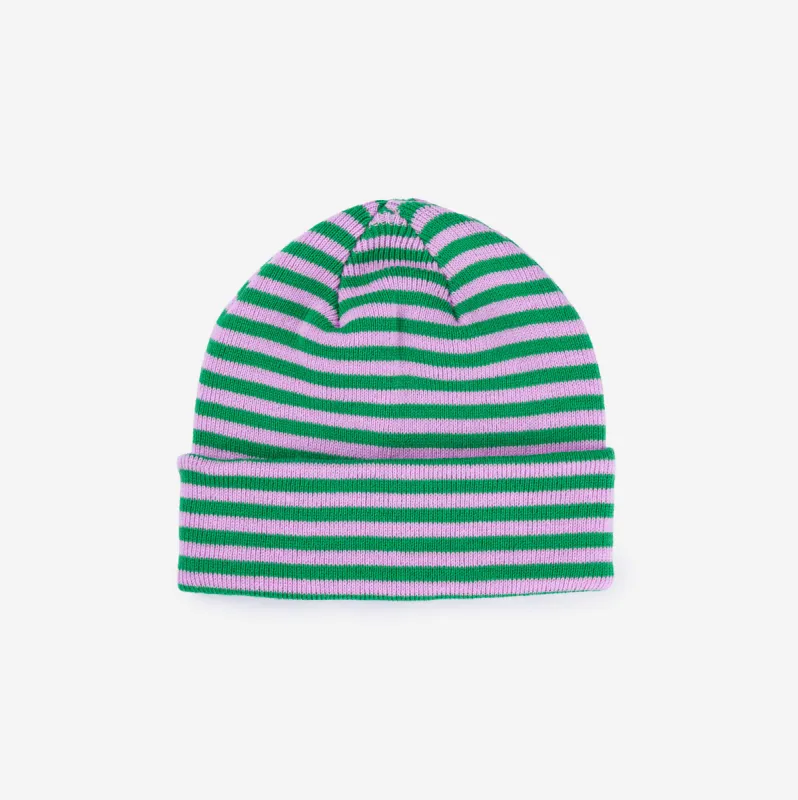 Simple Stripe Knit Beanie sold by Verloop LLC
