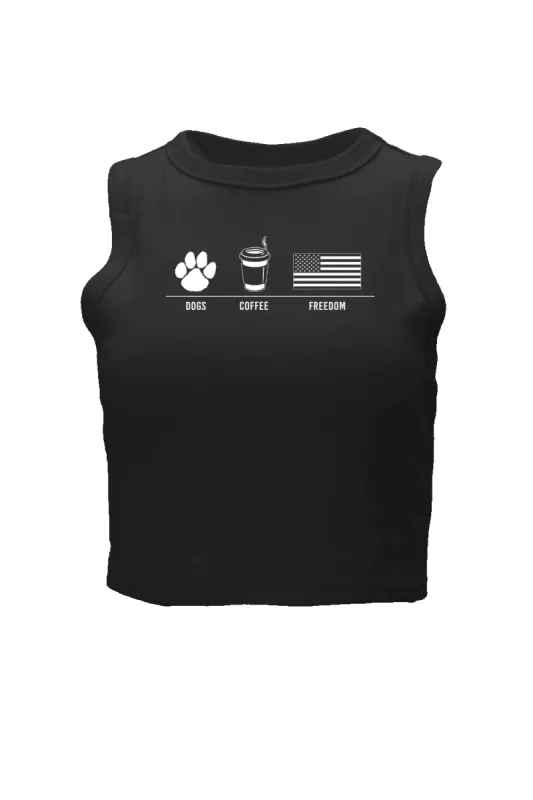 DCF - Rex - Crop Tank sold by Nine Line