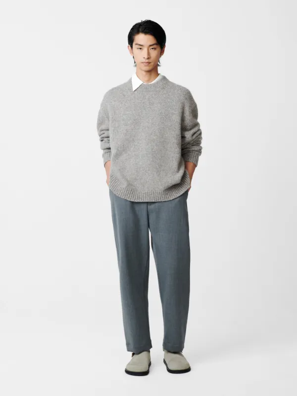 Ezra Pant in Grey Marl sold by Studio Nicholson