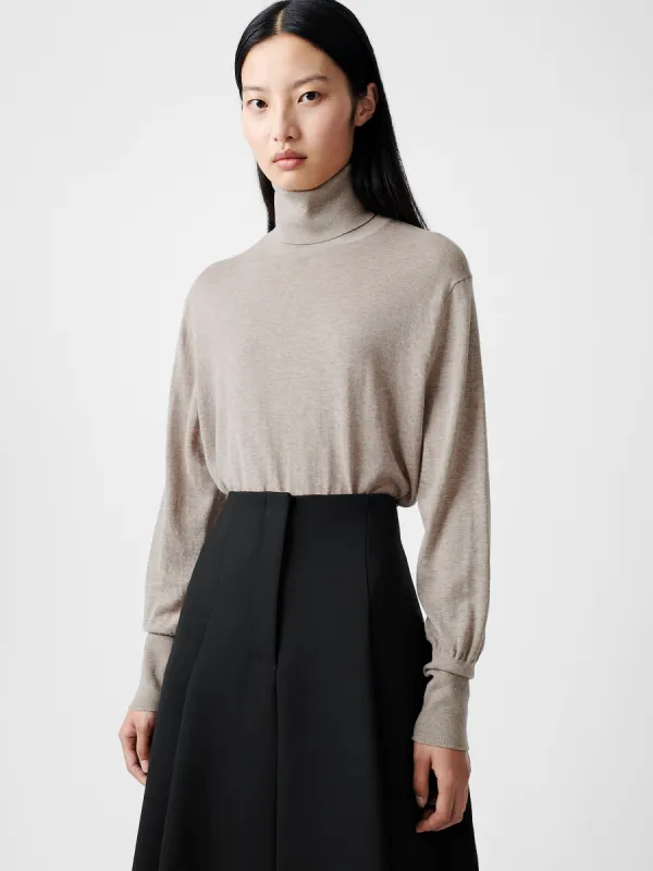 Nilo Knit in Straw Melange sold by Studio Nicholson