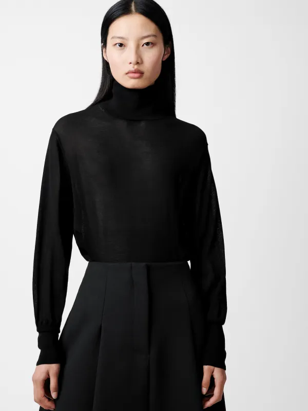 Nilo Knit in Black sold by Studio Nicholson
