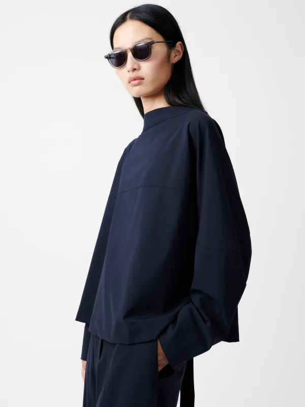 Velho Top in Darkest Navy sold by Studio Nicholson