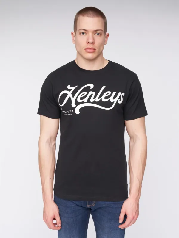 Scripthen T-Shirt Black sold by Henleys