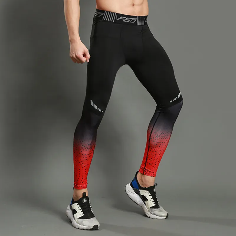 Fitness Sports Bottoms High Elastic Men's Leggings sold by Polyalien