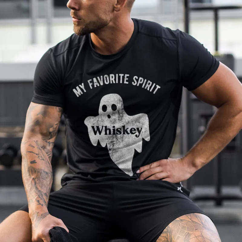 My Favorite Spirt Whiskey Printed Men's T-shirt sold by Polyalien