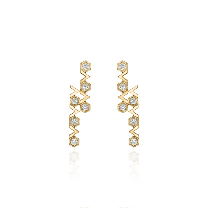 V Earrings sold by Veniroeshop