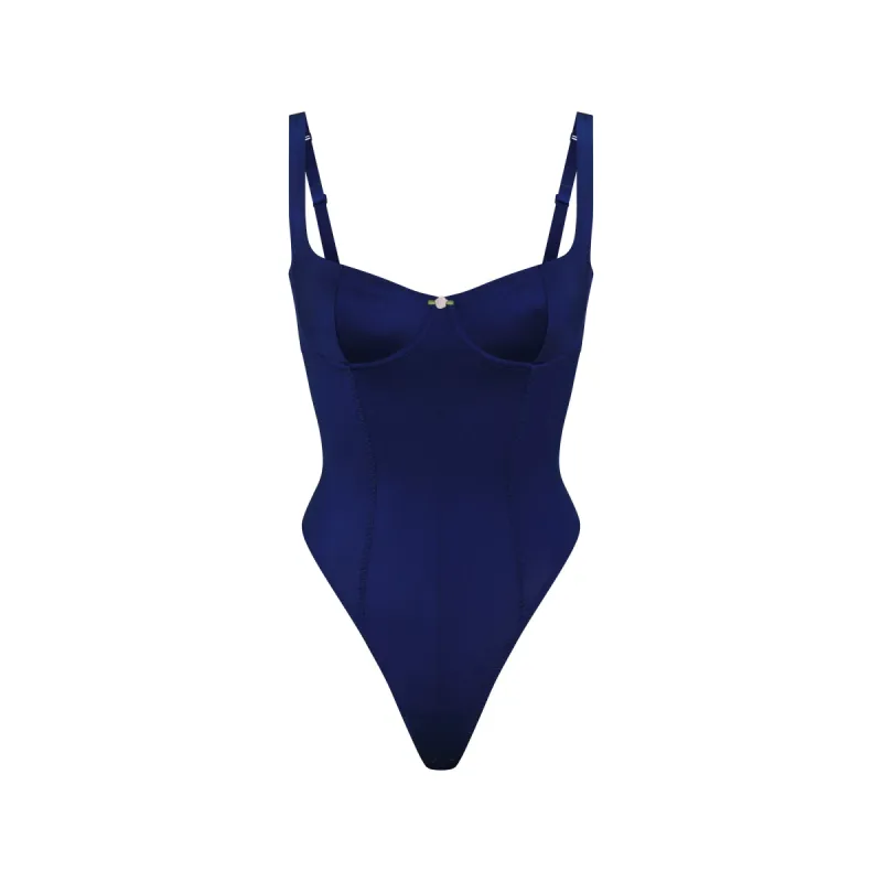 STRETCH SATIN BODYSUIT | NEPTUNE sold by SKIMS