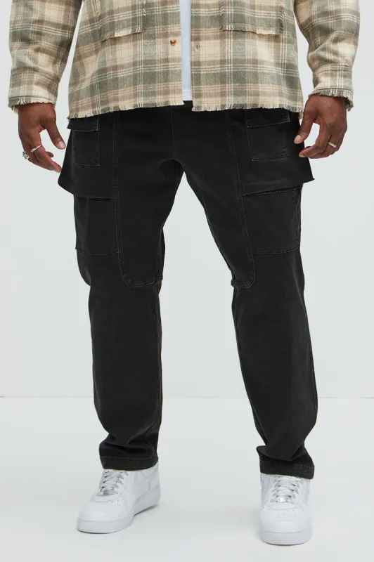 Pillar E-Waist Slim Jeans - Black sold by Fashion Nova