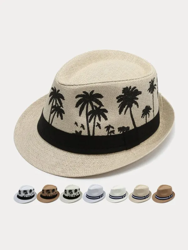 Summer Breezy Woven Beach Hat sold by Coofandy