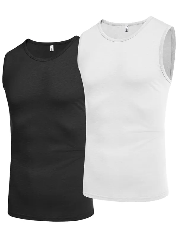 Casual Soft 2-Pack Gym Tank Top (US Only) sold by Coofandy
