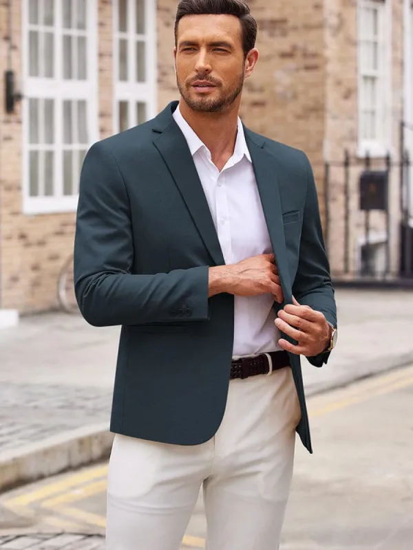 Casual One Button Suit Jacket (US Only) sold by Coofandy