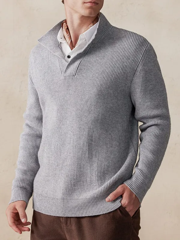 Stylish Solid Color Sweater sold by Coofandy