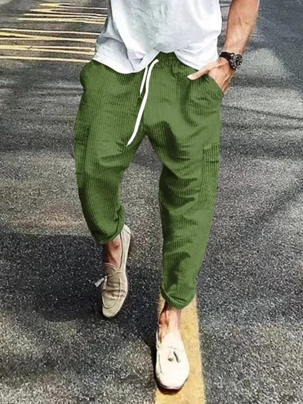 Casual Corduroy Relax Pants sold by Coofandy