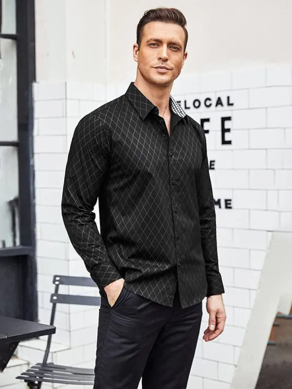 Business Long Sleeve Slim Fit Dress Shirt (US Only) sold by Coofandy
