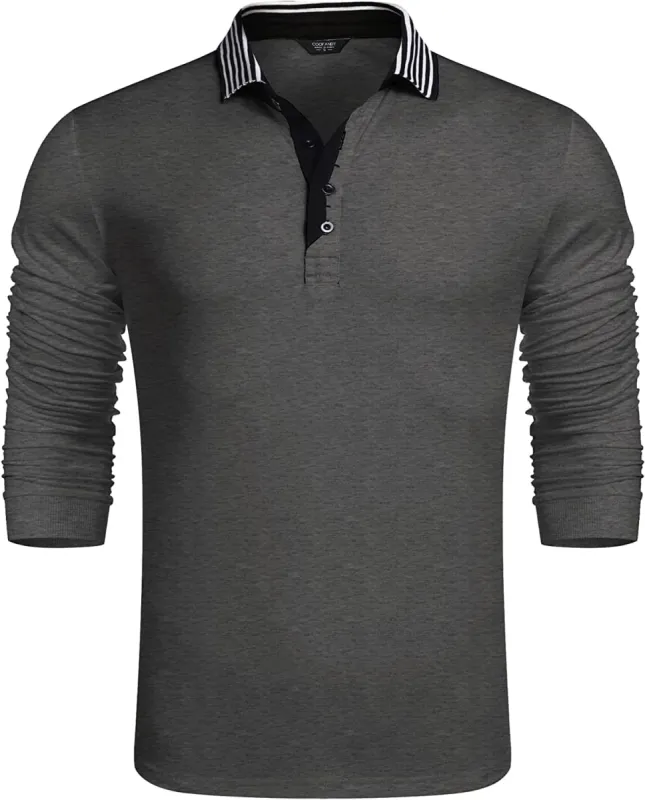 Slim Fit Cotton Polo Shirt (US Only) sold by Coofandy